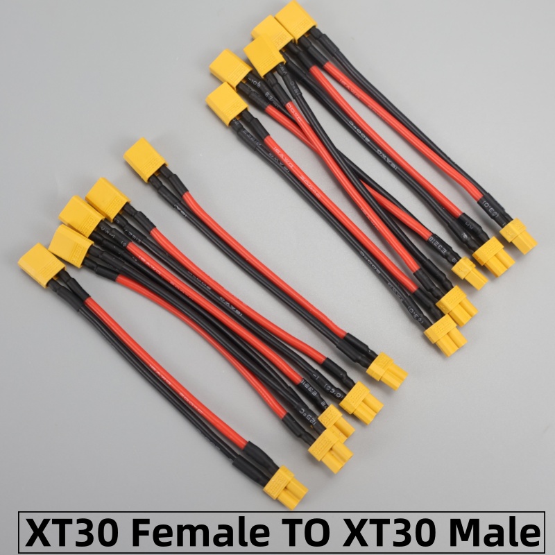Drone Battery Plate - Cavo di Alimentazione XT30 Maschio-Femmina 16AWG