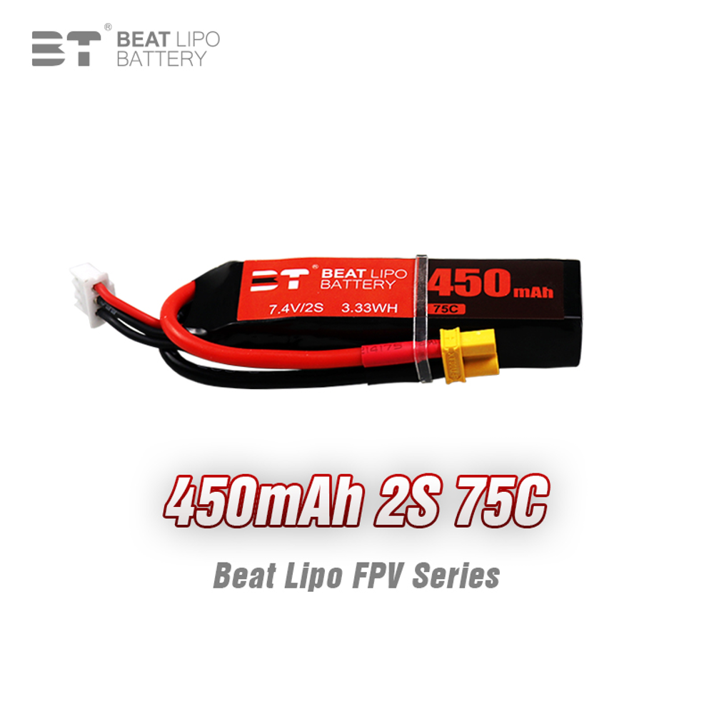 BEAT 2S 7.4V 450mAh 75C Batter - Drone Battery Li-Ion recensione e prezzo