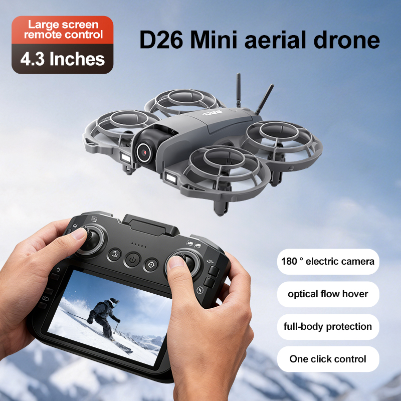Drone D26 4K HD Aereo 180° °   - Drone Battery Case recensione e prezzo