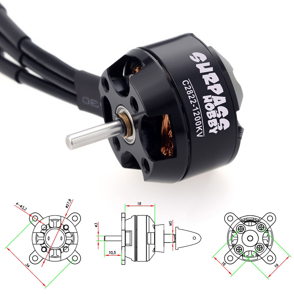 Motore Brushless SURPASS HOBBY - Drone Battery Plate recensione e prezzo